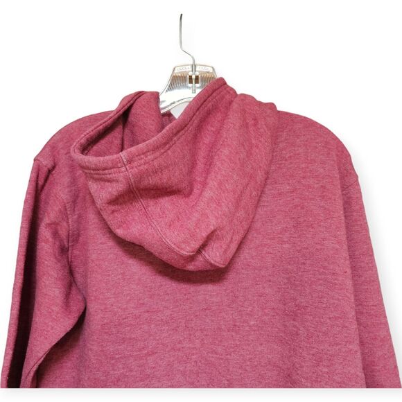 Boys Maroon Large Zoo‎ York Zip up Hoodie Shell 60% Cotton 40% Polyester - Picture 7 of 8